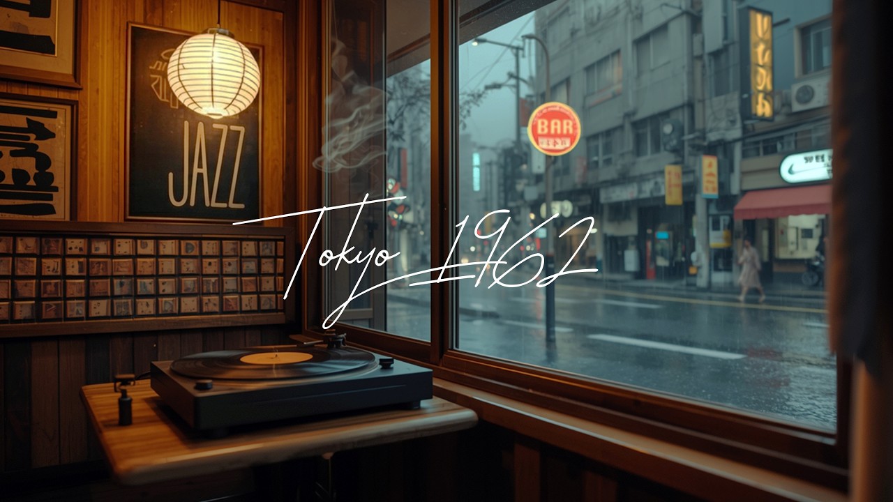 비오는 밤, 돌아가는 레코드판 | 1960s Tokyo Jazz Kissa 🎷 Vintage Jazz playlist