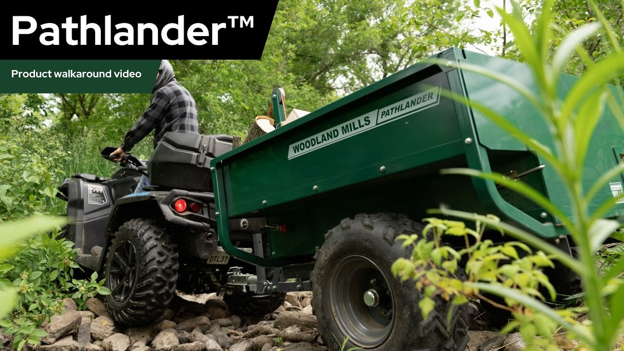 Woodland Mills Pathlander™ Off-Road ATV Trailer Walkaround
