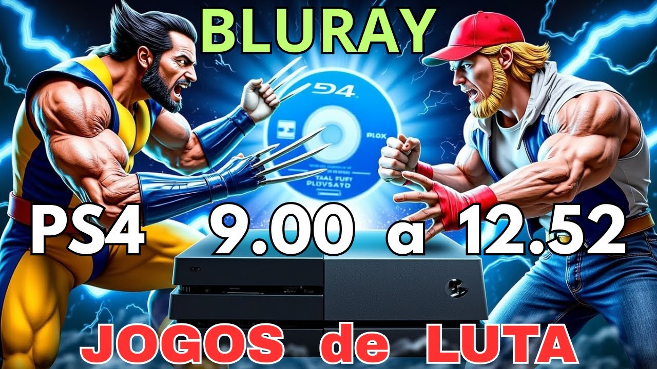 DESBLOQUEIO PS4 TOP 🔓 9.00 a 12.52 🥊 DISCO BLU-RAY com JOGOS DE LUTA