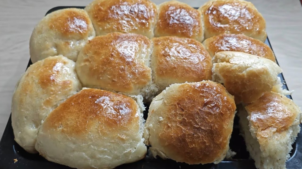 Pão caseiro que nunca me canso de comer! Sem sovar, sem ovos, sem manteiga! Receita fácil e barata