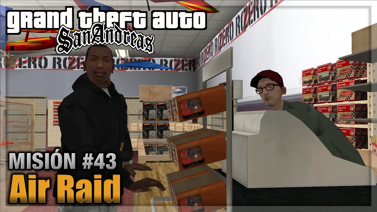 GTA San andreas - Misión #43 - Air Raid (Español - 1080p 60fps)