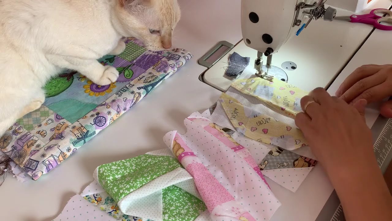 Manta para bebê - Baby quilt - Patchwork