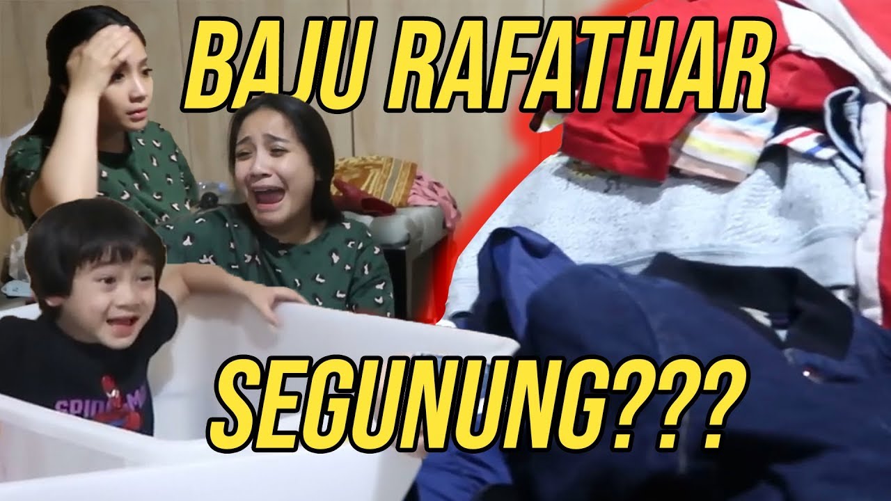 DI RUMAH AJA, BERES-BERES BAJU RAFATHAR!!  TERNYATA BANYAK BANGET!!