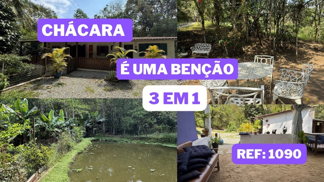 REF 1090 CHÁCARA É UMA BENÇÃO - PEDRO DE TOLEDO - SP