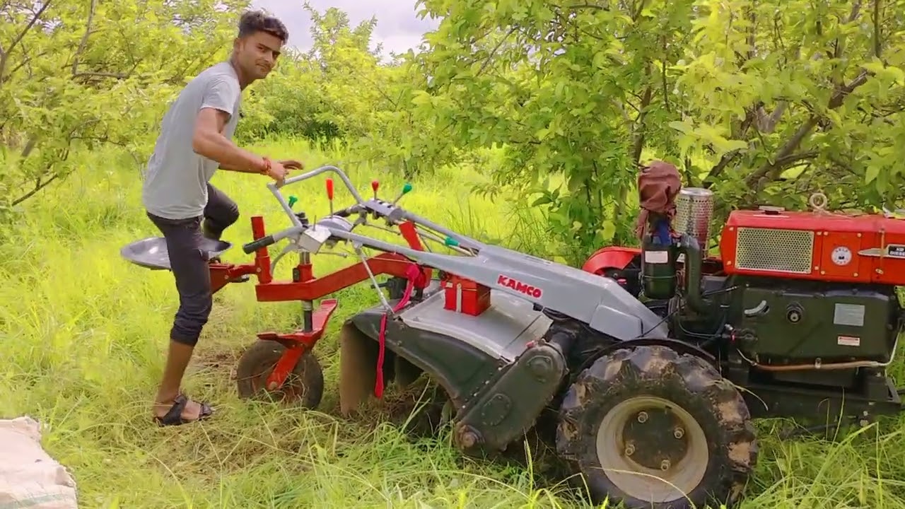 kamco power tiller DI120 how to start and work कैमको पावर टिलर कैसे चलाते है  @kamco power tiller