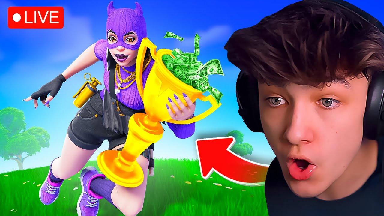 🔴LIVE! - $25,000 SOLO TOURNAMENT in FORTNITE!