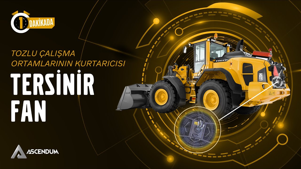1 Dakikada: Tozlu Çalışma Ortamları için Tersinir Fan