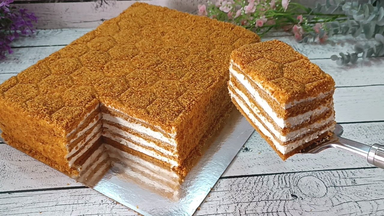 Этот всемирно известный торт тает во рту! Медовый пирог! Быстро, вкусно и дешево!