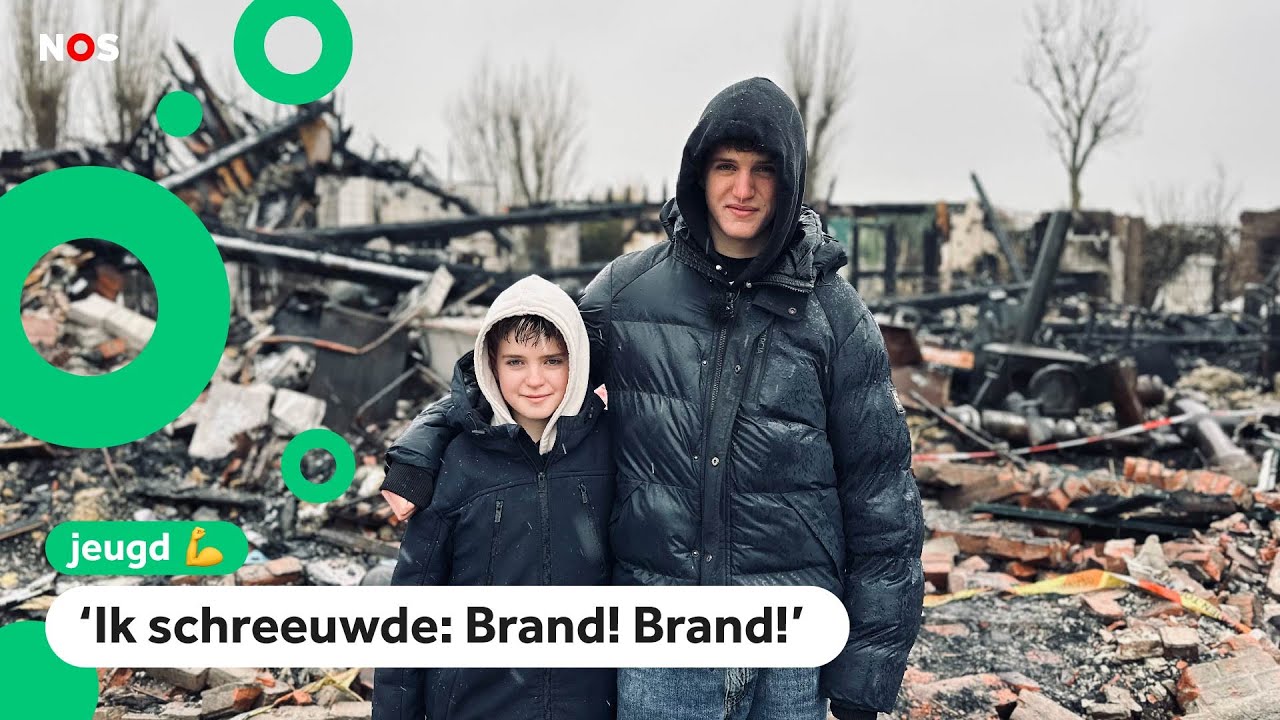 Tony en Kurt redden hun oma en hond uit brandend huis