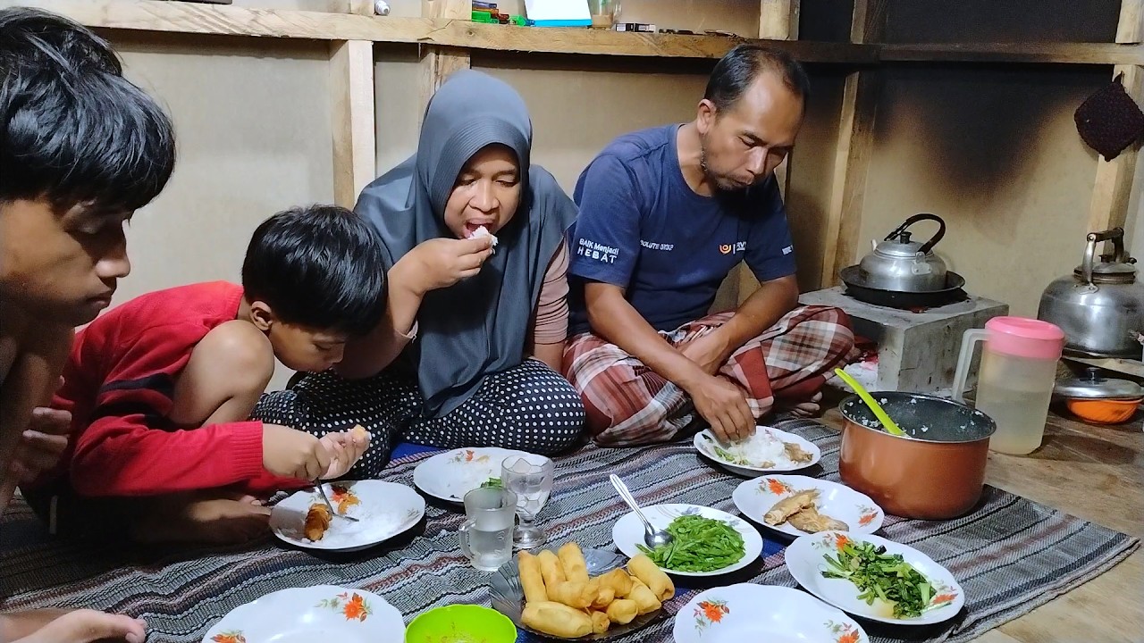 WALAUPUN SEDERHANA TETAP NIKMAT! MENU MAKAN DIDAPUR TUNGKU PEDESAAN YANG NYAMAN #asmr #cooking