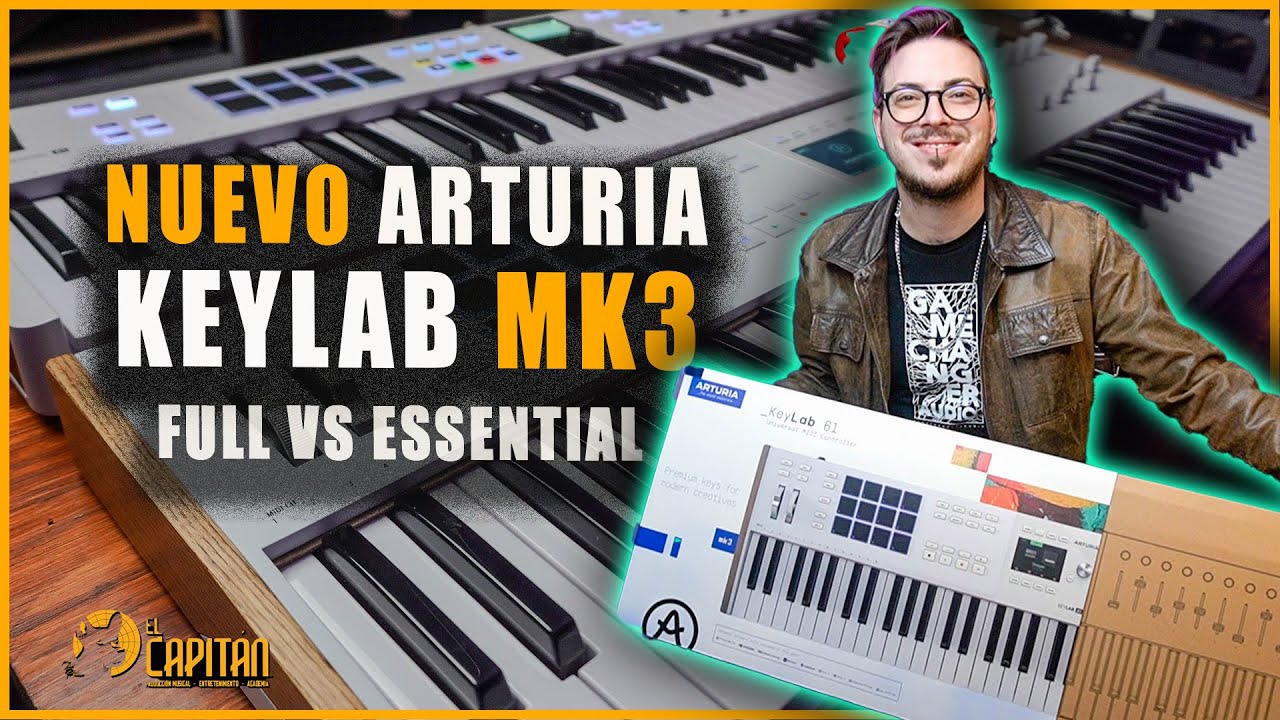 ARTURIA KEYLAB MK3 vs. KEYLAB ESSENTIAL Mk3: Full vs Básica ¿HAY REALMENTE DIFERENCIA? (Español)