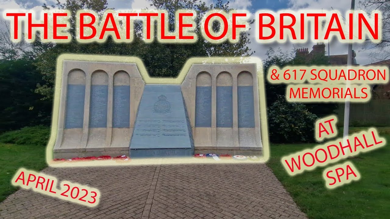 Visiting The Dambusters & 617 Squadron War Memorials - Woodhall Spa, Lincolnshire 2023 4K