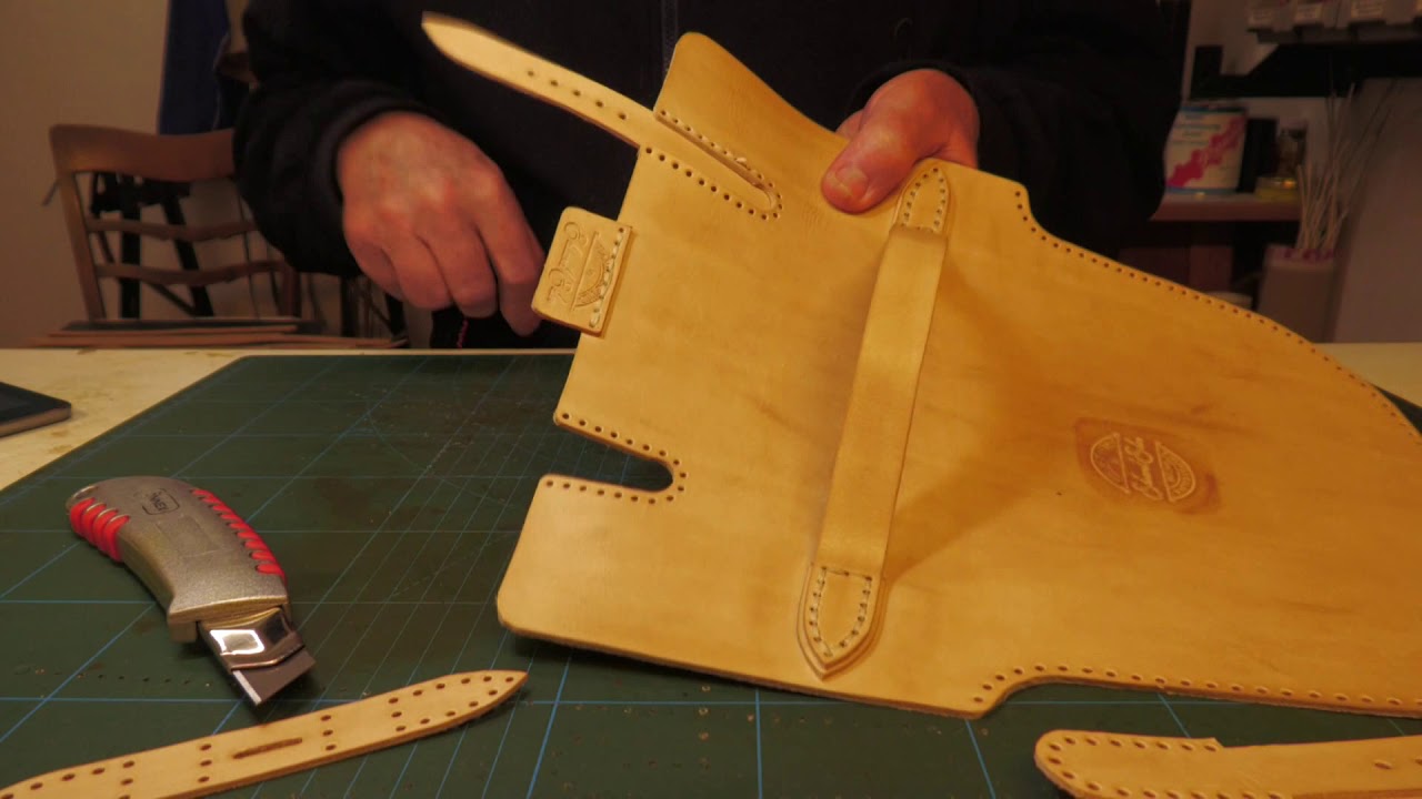 Herstellung einer Leder Handtasche