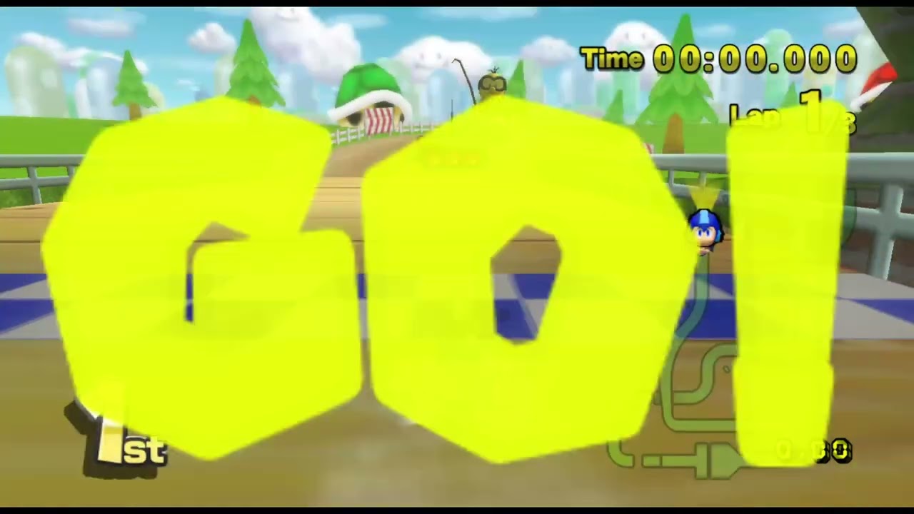 Mario Kart Wii (Deluxe) Custom Tracks - Mirror (1 Player) #297 with Mega Man