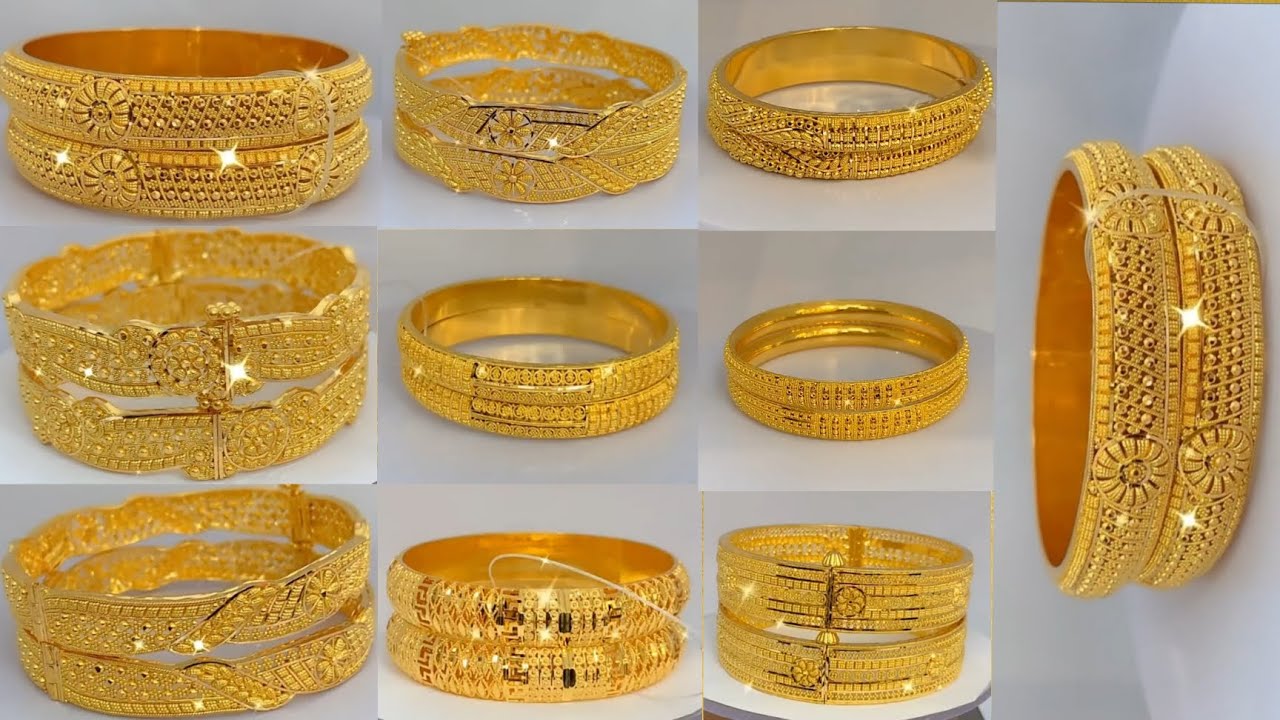 Gold Kangan New designs | Gold kangan designs 2023 #4 | Glorious Jewelry