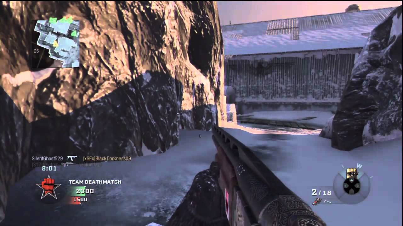 Black Ops: Como los hombres!! De caceria en la nieve con la Olympia!! - Live!