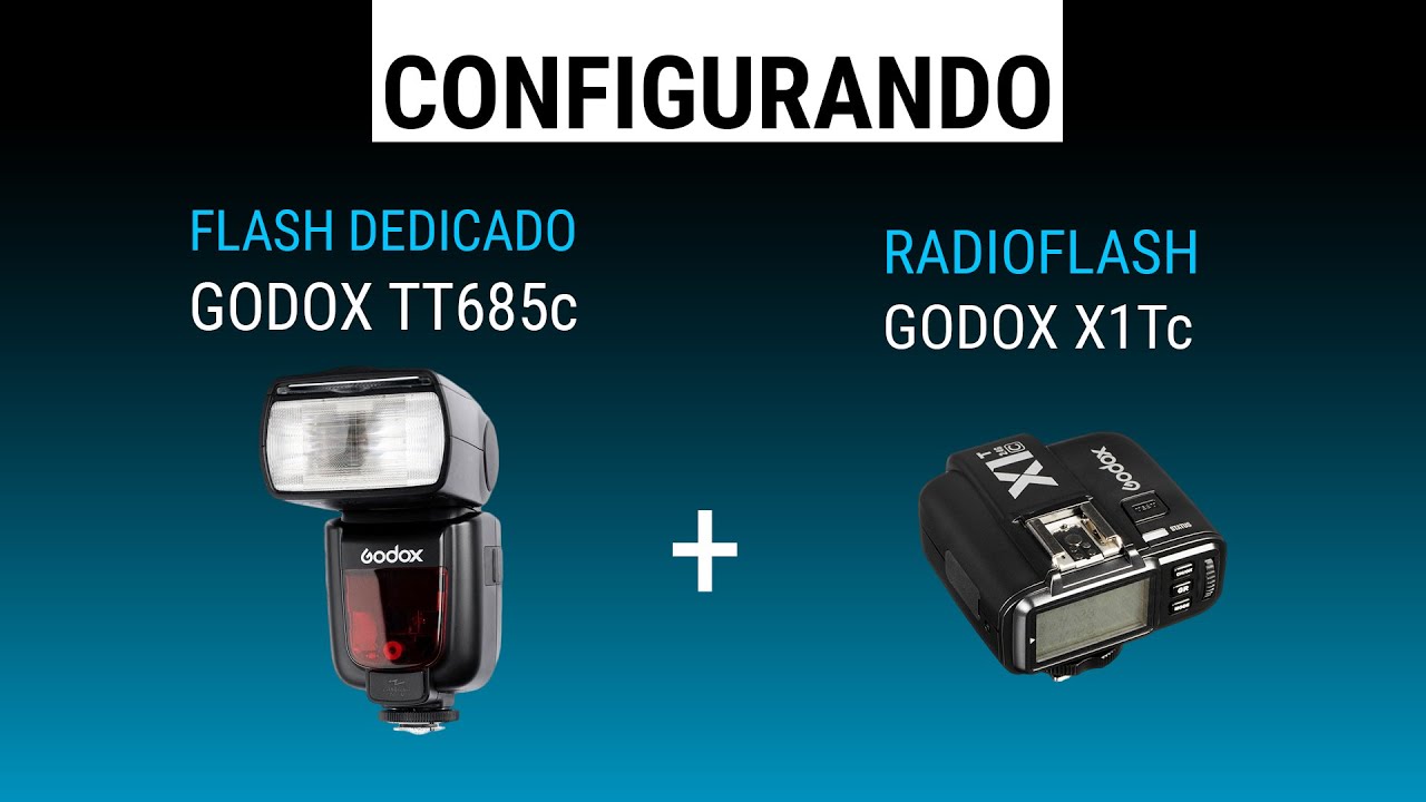 Configurando FLASH e RADIOFLASH em modo TTL e HSS (Godox X1t e flash Godox TT685c) | Daniel Marins