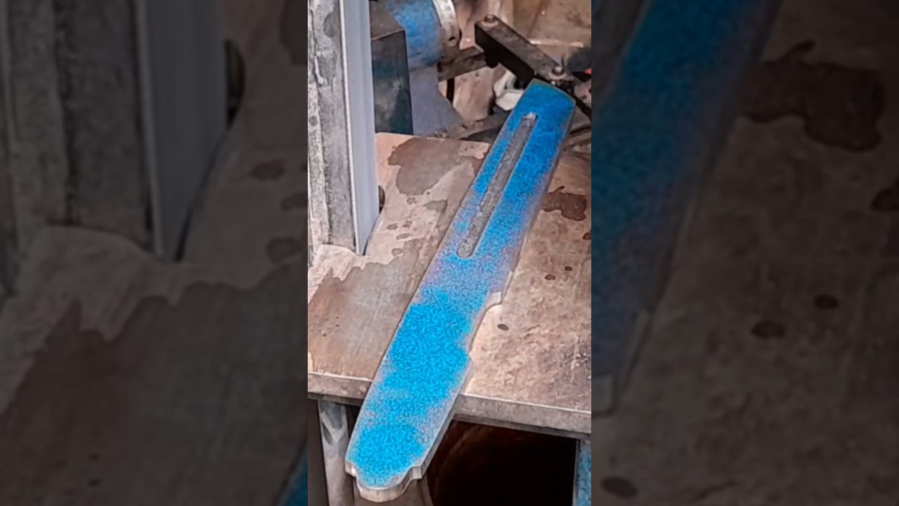 Membangun pisau custom #handmadeknife #metalwork #pisaubushcraft
