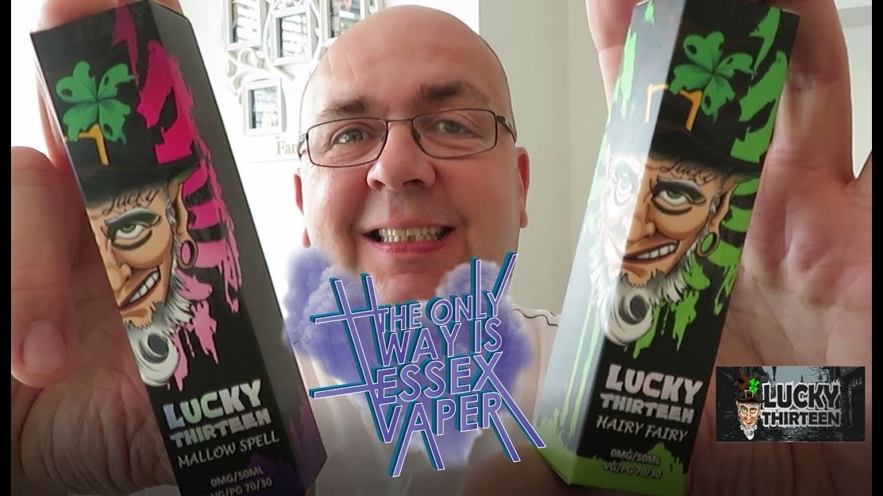 Lucky Thirteen Eliquid Range - Mallow Spell & Hairy Fairy Eliquid Reviews #doyoufeellucky