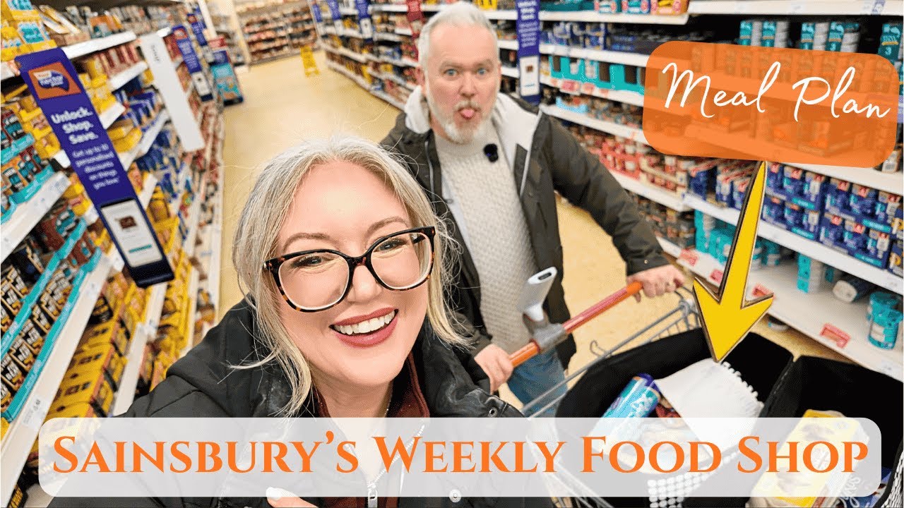 Weekly Food Shop With Us | Sainsbury's | Meal Plan