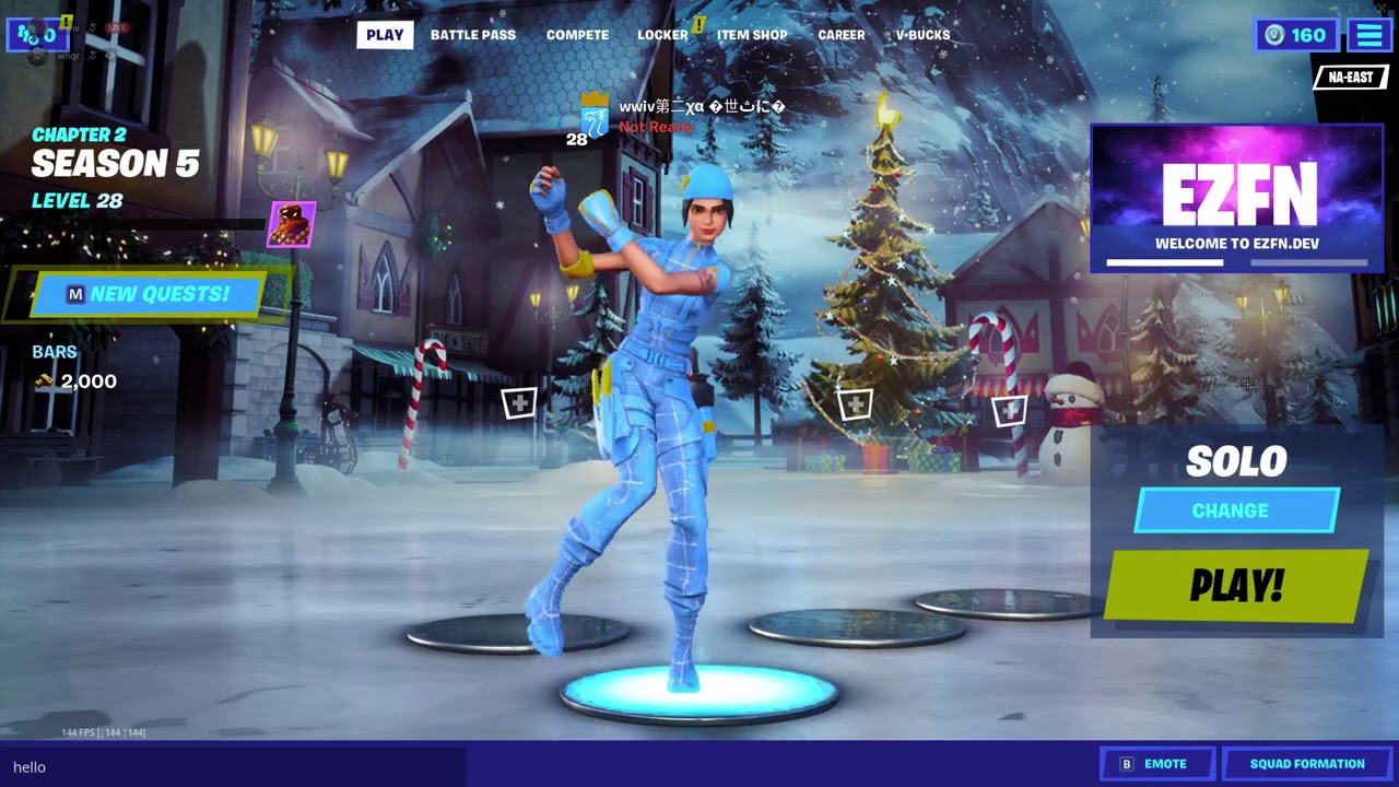 Wild Cat dancing in lobby for Tiktoks! ( New Christmas back ground )