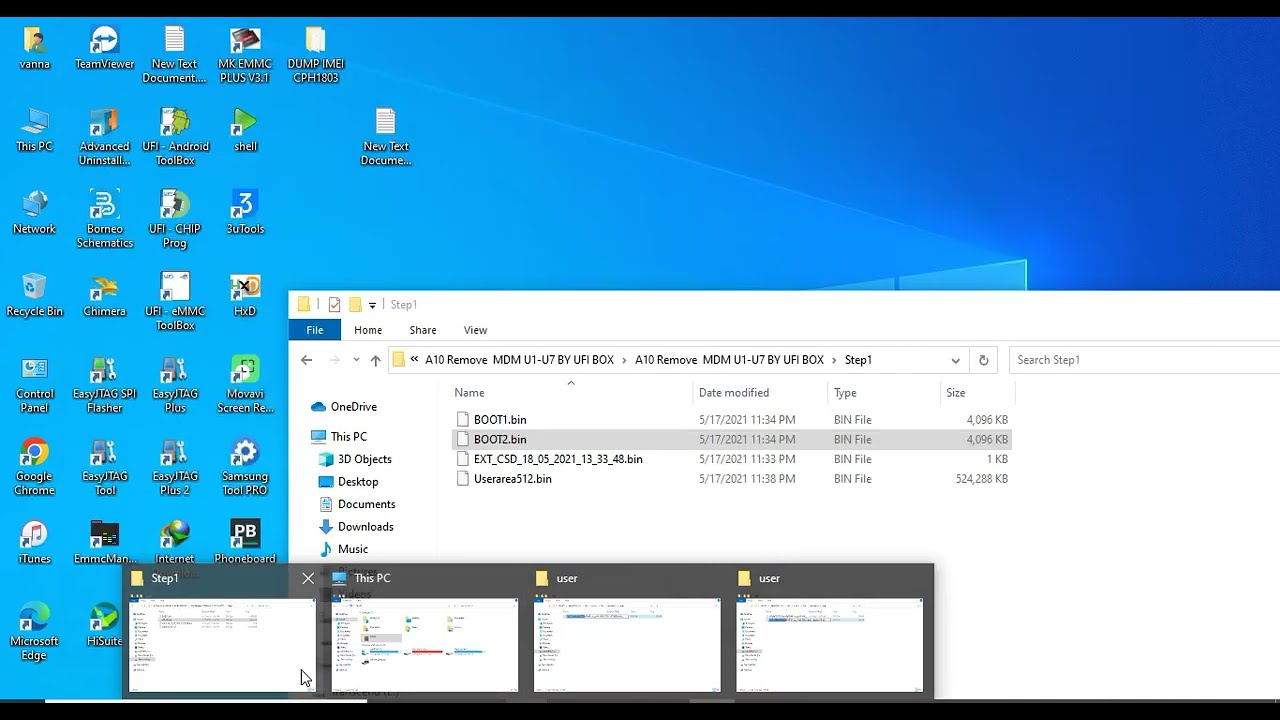 Unlock  MDM A105F by Ufi Box last version android 11