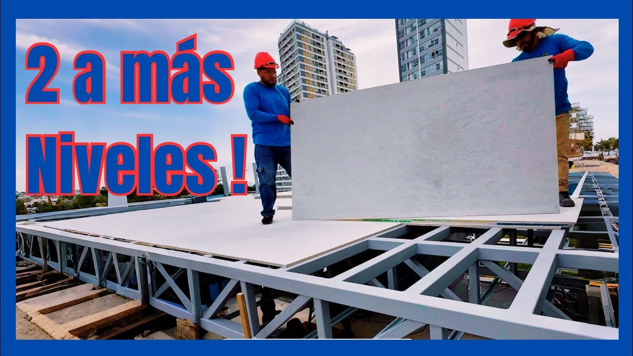 Entrepisos Metálicos con Superboard de 17mm - Instalación, Estructura y 2 acabados!