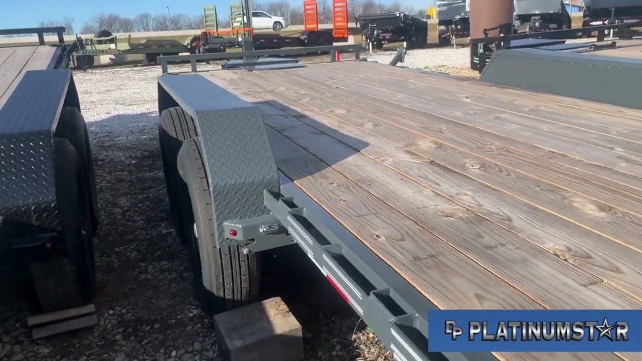 83in x 20ft 14K Tandem Axle DP Platinum Star Power Tilt Trailer