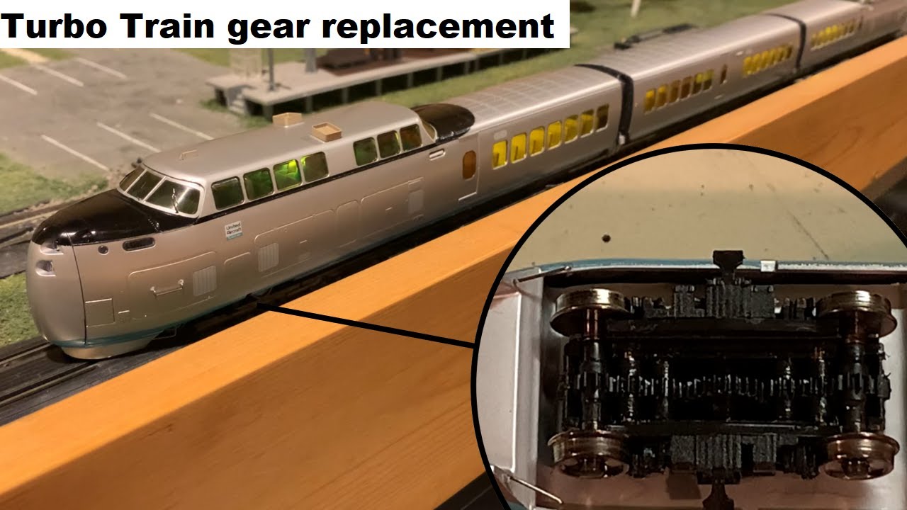 Rapido HO Turbo Train gear replacement