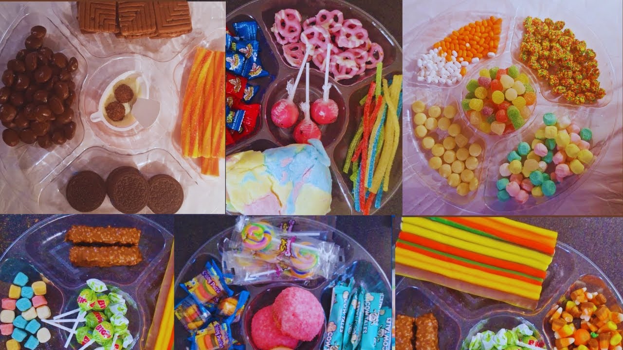 Filling Platter with Sweets - Ultimate Sweet Platter ASMR - Satisfying Candy & Dessert Sounds