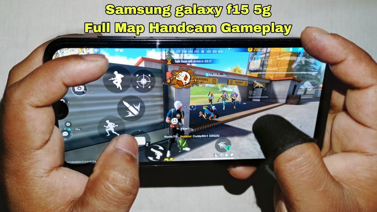 Full Map Handcam gameplay | Samsung galaxy f15 5g Free Fire test 🙀