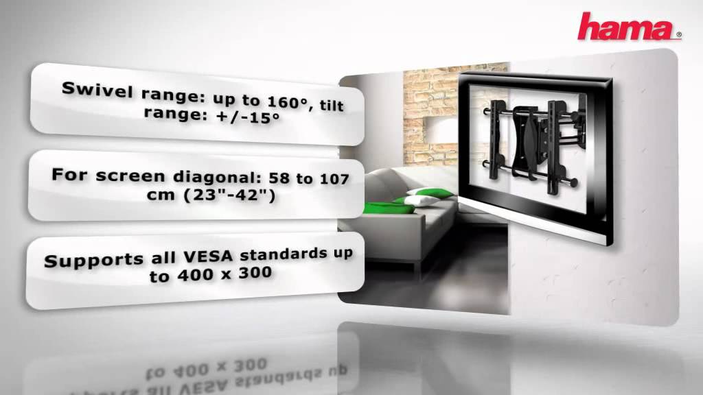 Hama FULLMOTION TV Wall Bracket