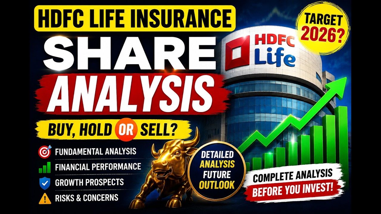 🚨 HDFC Life Share Analysis 2026 | BUY, HOLD or SELL? | HDFC Life Stock Target & Future Outlook