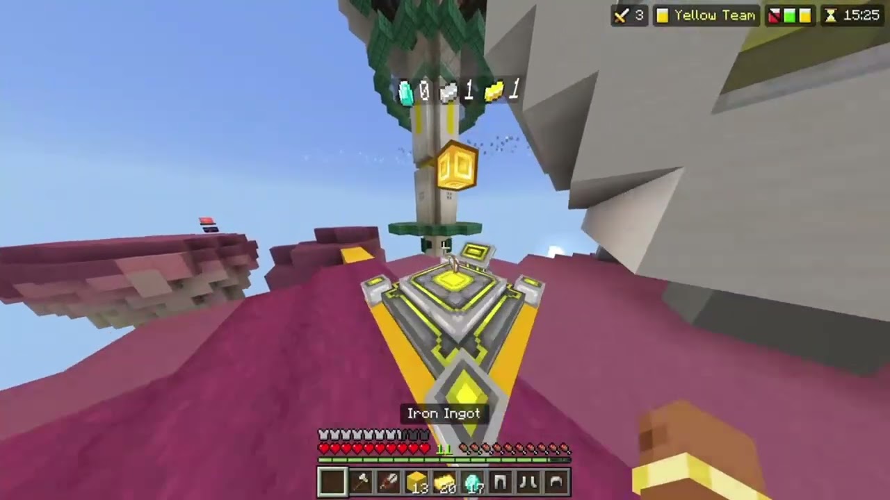 No weapons challenge Minecraft bedwarssss 