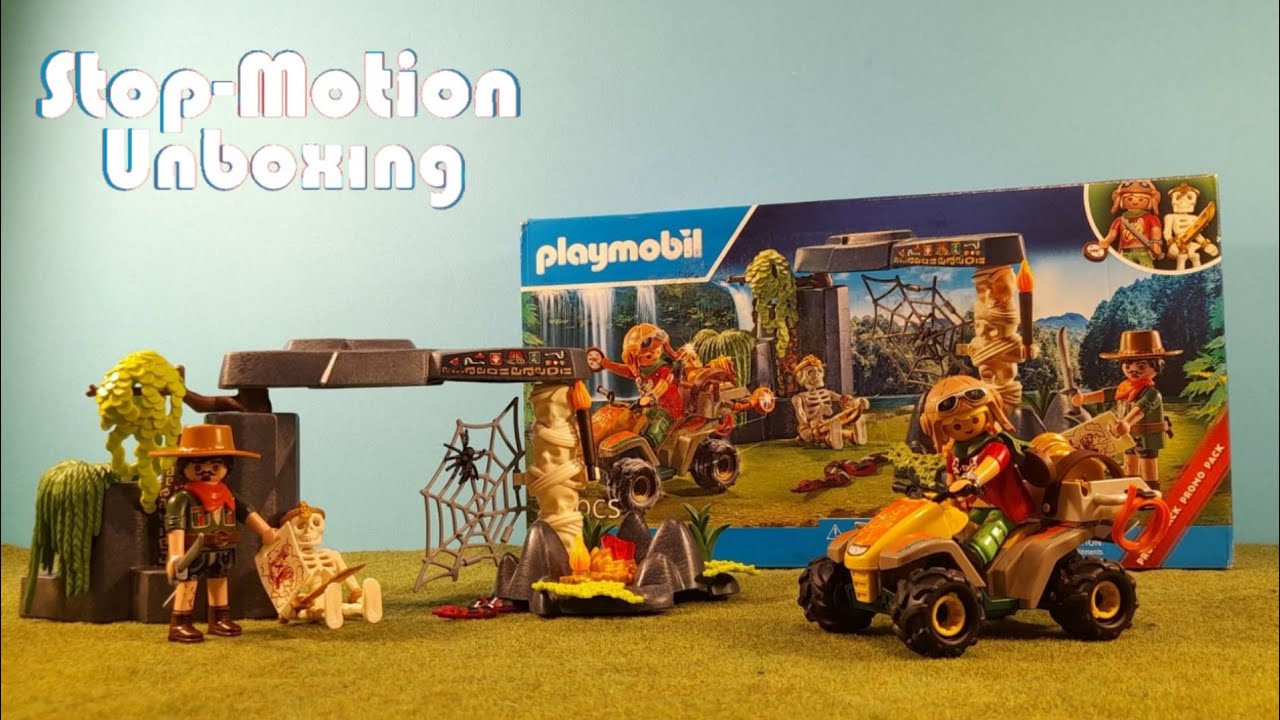 Playmobil: 71454 Treasure Hunters - Unboxing (Stop-Motion Unboxing)