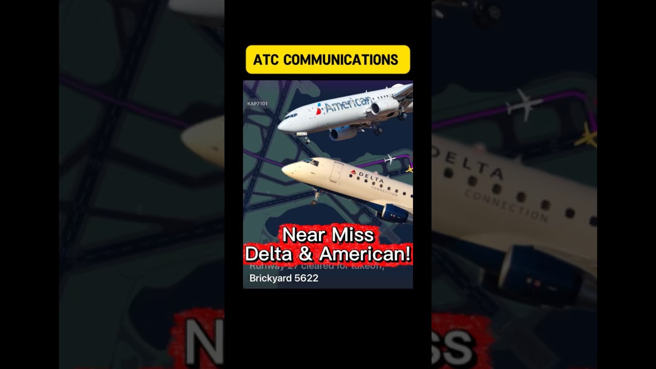 Переговоры авиадиспетчеров об опасном сближении Delta и American в Бостоне @AmericanAirlines @Del...