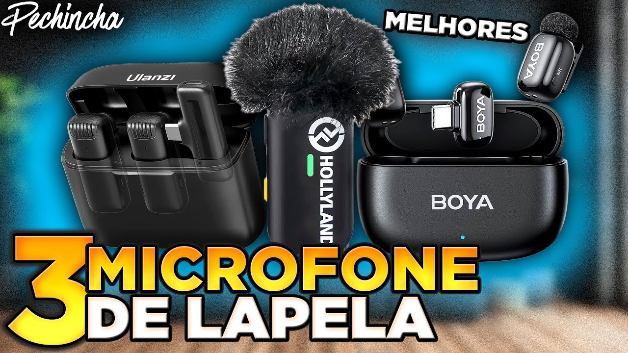🏆TOP 3 Melhores Microfone de Lapela Custo Benef&iacute;cio em 2025