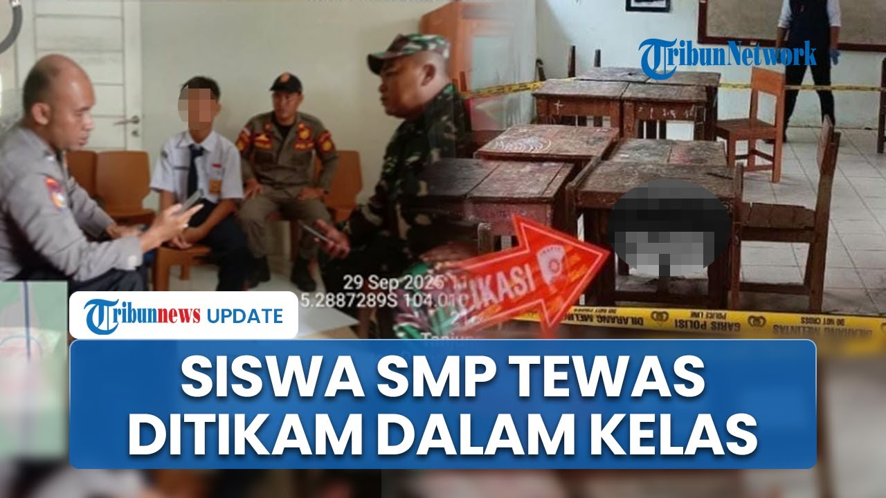 Detik-detik Siswa SMP di Lampung Tewas Ditikam Teman Pakai Gunting, Pelaku Kesal Sering Dibully
