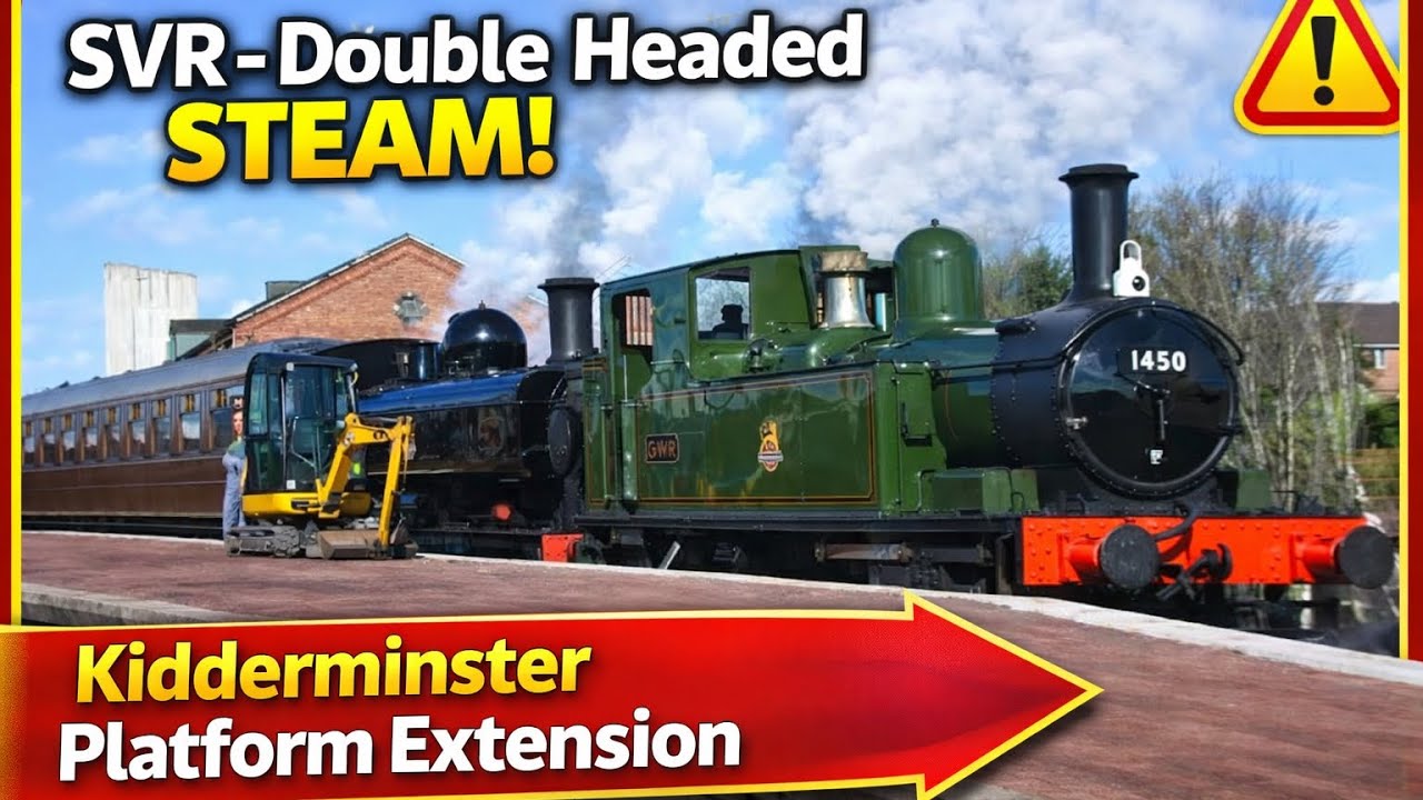 Severn Valley Railway | 7714 & 1450 DOUBLE UP! | Western Champion Light Engine moves + DMU & More! 