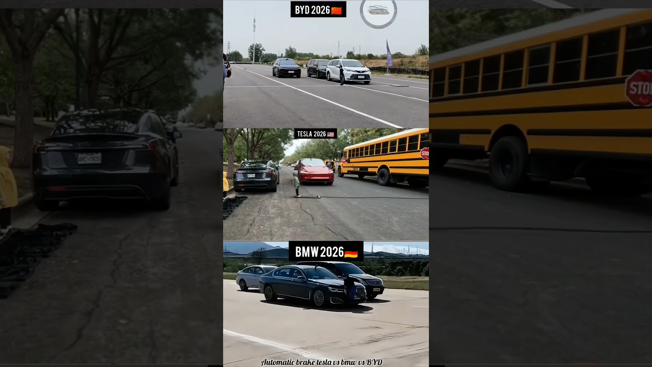BYD, Tesla, and BMW: VRU Protection and Autonomous Braking Analysis