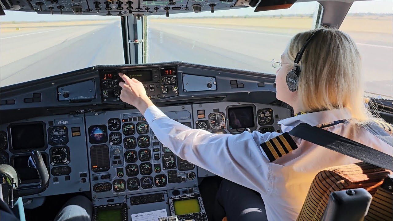 How a Female Pilot Successfully Lands an Airplane