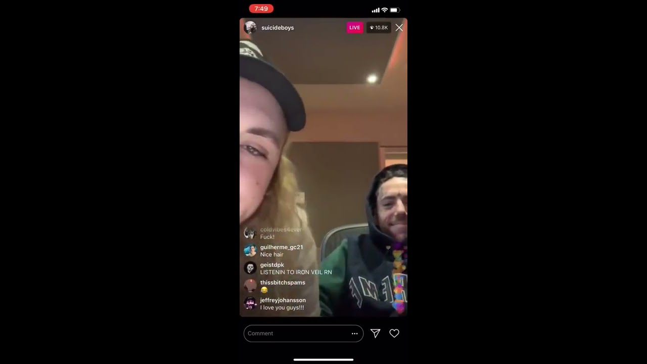 $UICIDEBOY$ INSTAGRAM LIVE 31.01.2019(Better sounding) ( SNIPPETS & FREESTYLE ) [FIRST LIVE IN 2019]