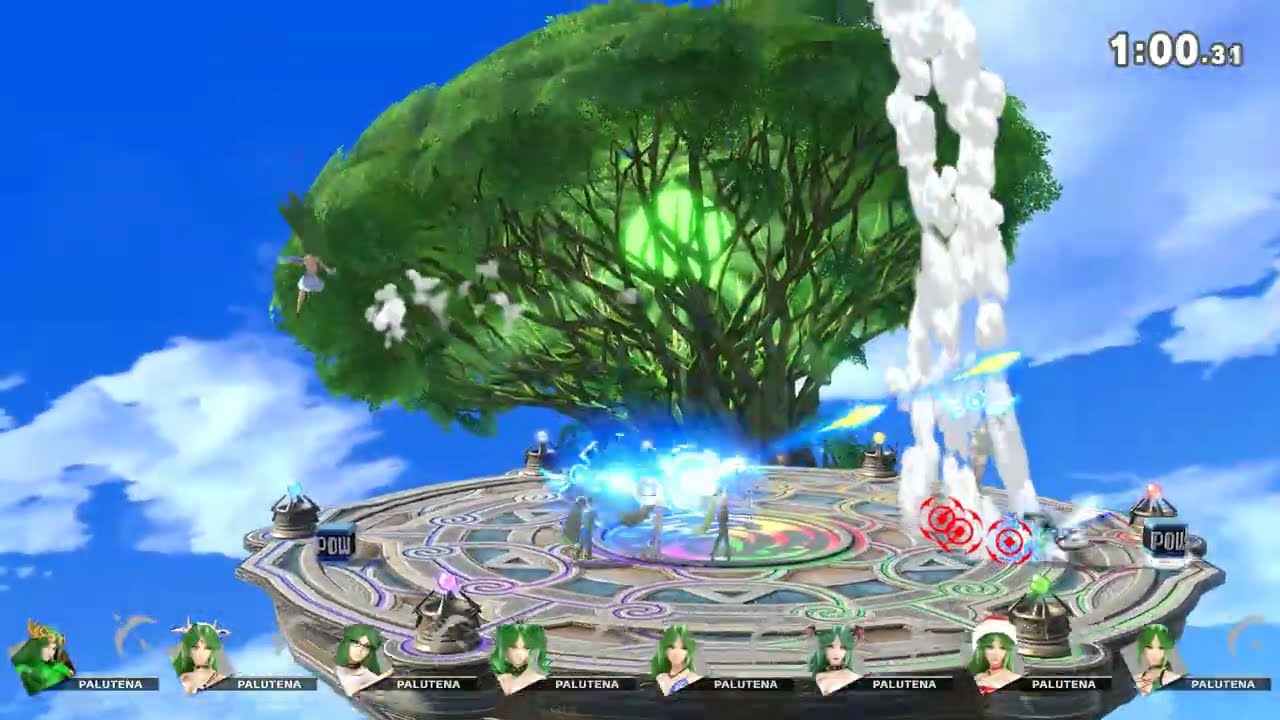SSBU Mods: 8 Palutenas Battle (Only Blast and Screen KO) #4