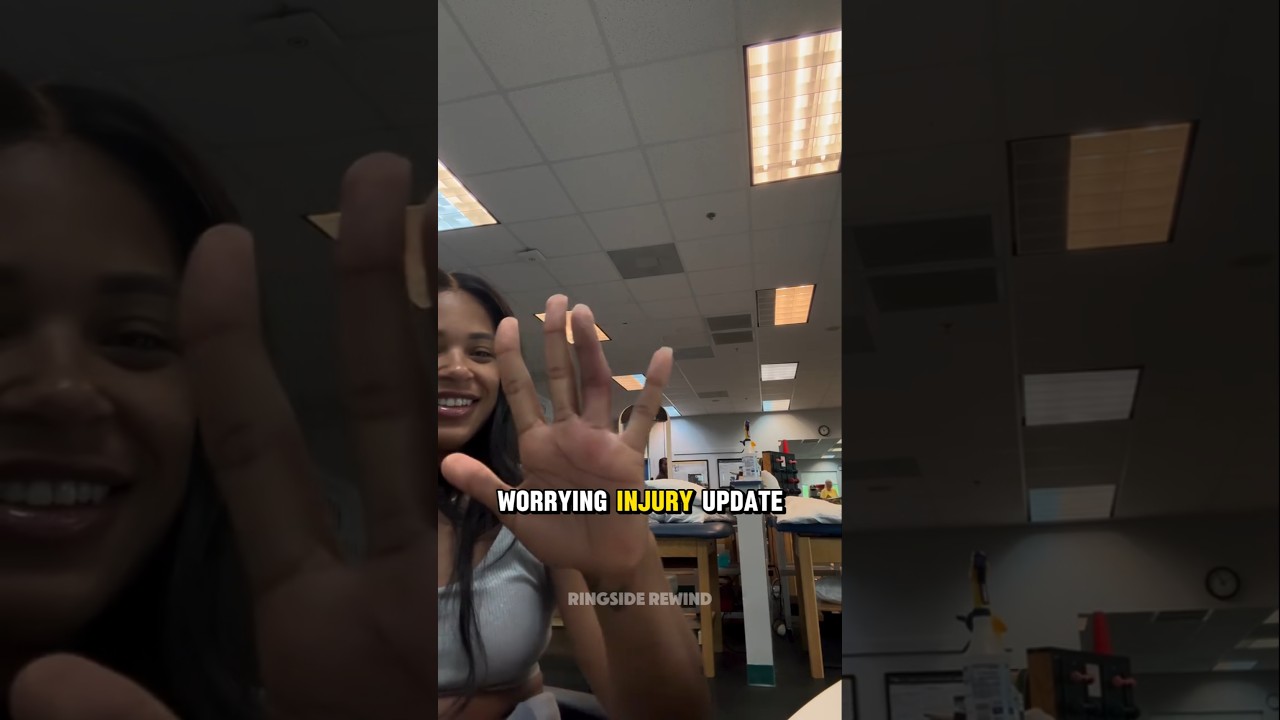 Bianca Belair Still Can't Bend Her Finger😢