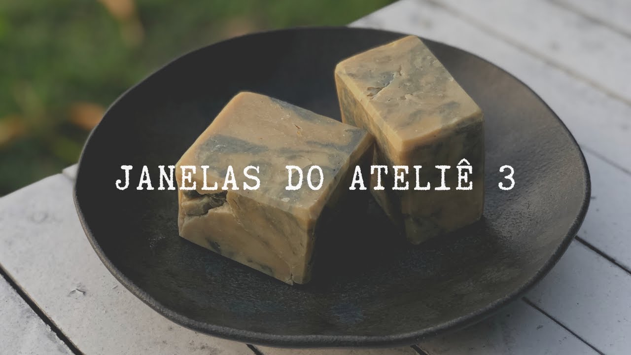 Janelas do Ateliê 3 - Corte do sabão de abacate da live de ontem