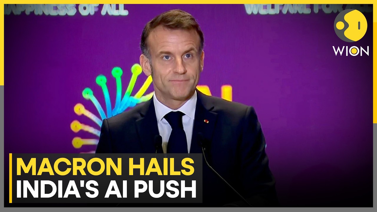 India AI Impact Summit 2026: Macron Highlights India’s Digital Transformation at AI Summit | WION
