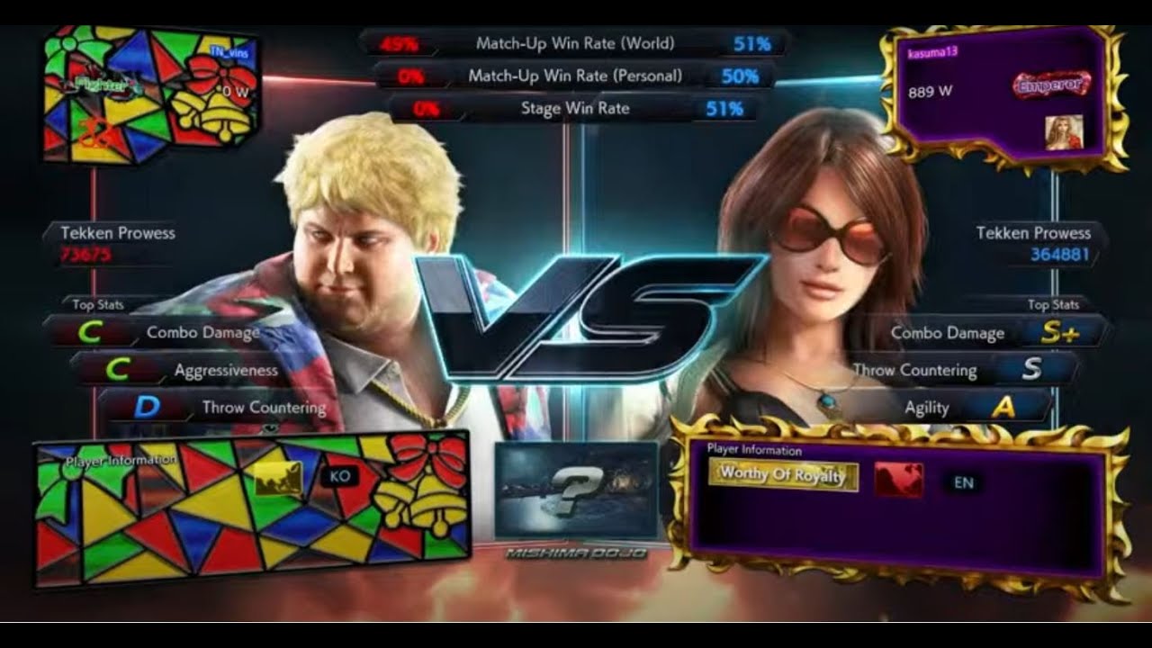 NFINITE Binchang (Bob) vs Kasuma13  (Katarina/Lars) - #T7OnlineChallenge: US West - Winners Semis