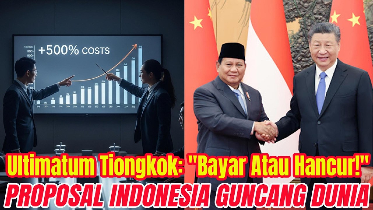 Tiongkok Menuntut Kenaikan Biaya 500%, Indo Membalas Dengan Proposal Syok Yang Membungkam Beijing