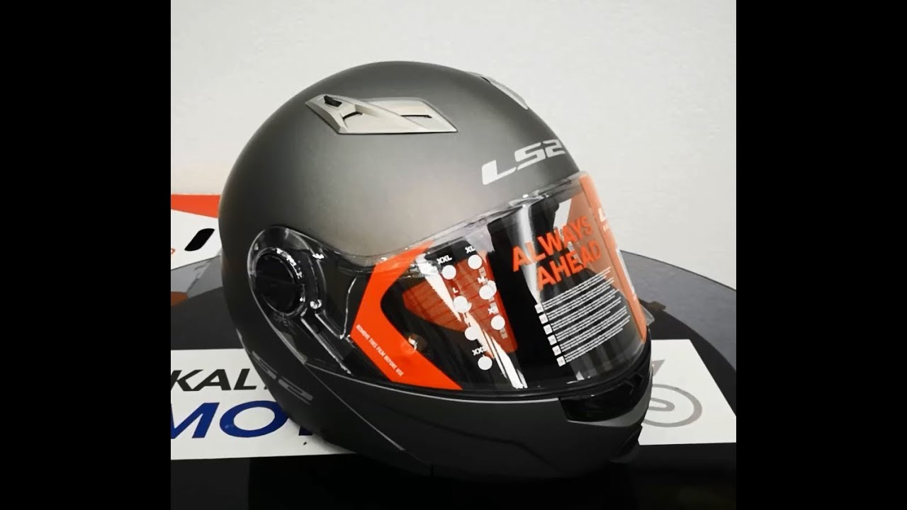 LS2 Guroni Mat Titanyum Çene Açılır Kask Tanıtım