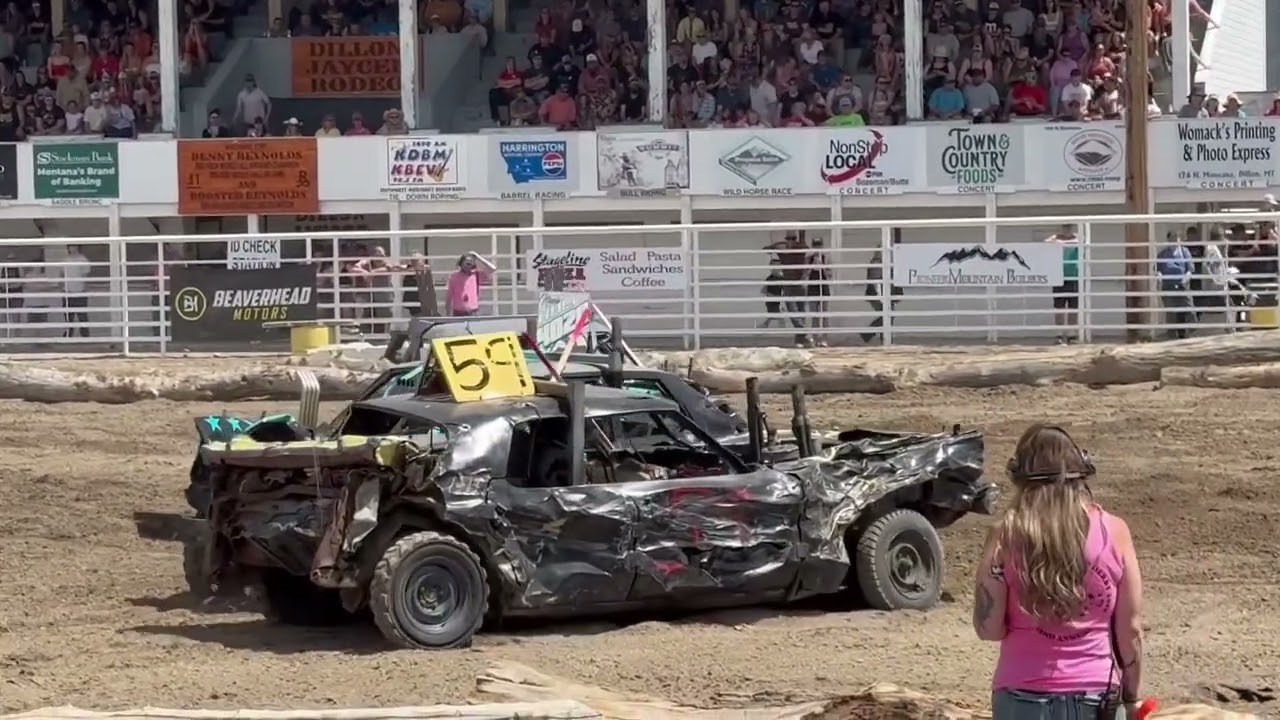 Dillon MT demo derby 2025 heat 1